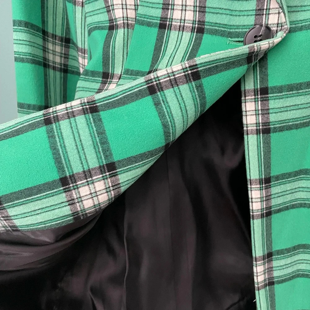 LiME - bottle green woman’s blazer jacket- size M - Picture 9 of 13